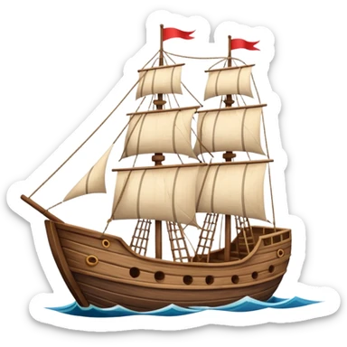 Sea travel sticker