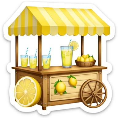 fancy lemonade stall sticker