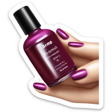 Nail polish sticker
