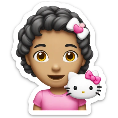 Hello kitty emoji’s  sticker