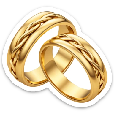 Wedding rings sticker