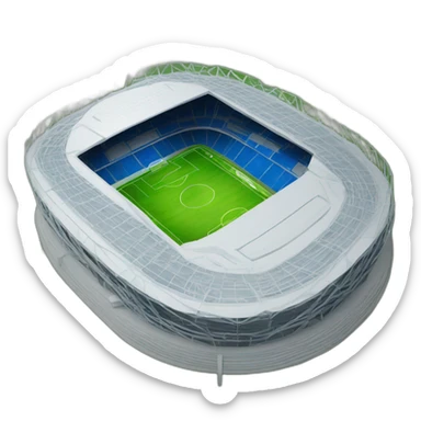 champions league soccer stadium sticker
