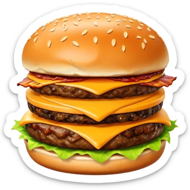 Oscar Piastri Burger, featuring Wagyu beef patty, bacon, and Cheddar cheese sticker