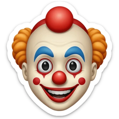 Horror and jok sticker