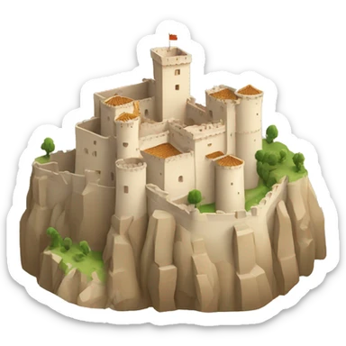 Alicante's castle in Spain sticker