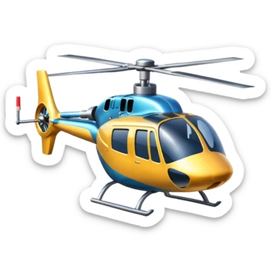 helicopter rotor sticker