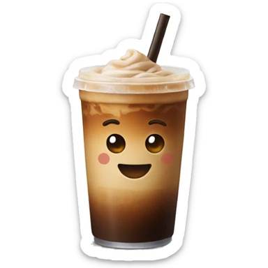 Deluxe Iced coffee  sticker