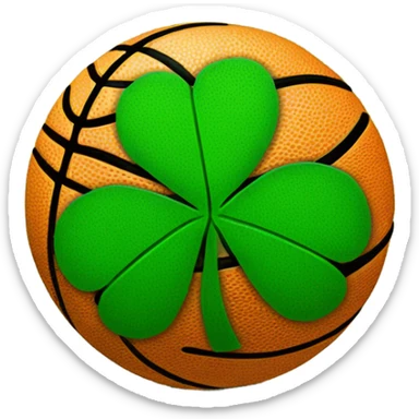 Shamrock basketball  sticker
