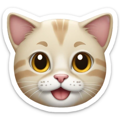 "cat","present" sticker