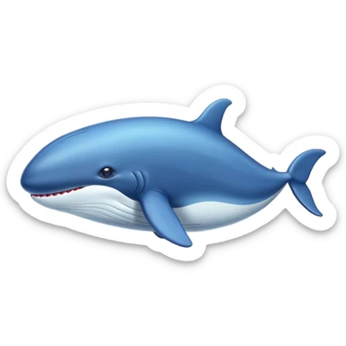 blue whales sticker