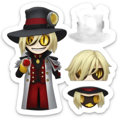 Alucard hellsing sticker