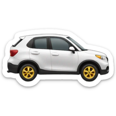 Car driving fast  sticker