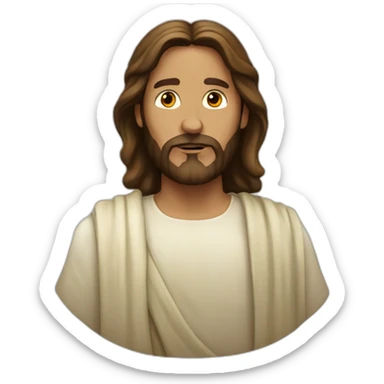 jesus in command sticker