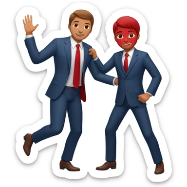 Spanking husband sticker