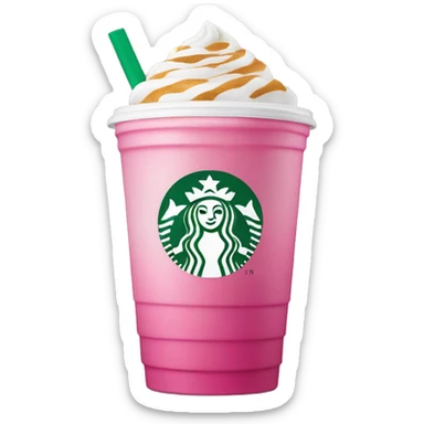 Starbucks pinkity drinkity  sticker