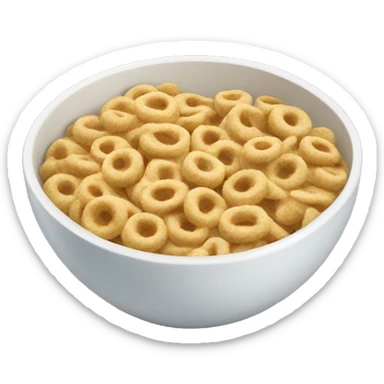 a bowl of cereal sticker