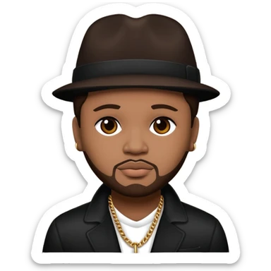 The-Dream, R&B Singer (b.1977) with dark brown hair sticker