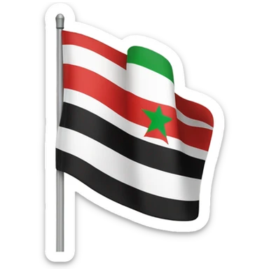 syrian flag sticker
