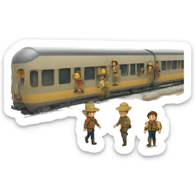 Les tours jumelles en train d'explorer  sticker