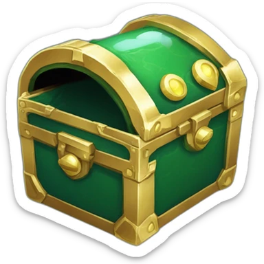 Pokemon Game LootCase Color DarkGreen Rich Treasure Legendary Epic Pokeballs Pokemons and Pokemon Items Inside this have Shiny Glow sticker