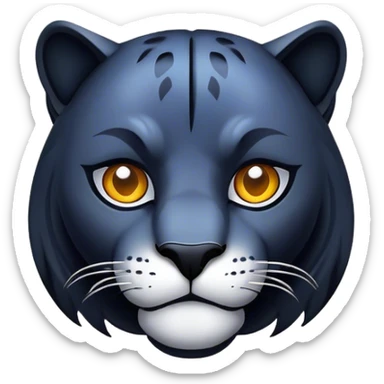 custom panther logo sticker