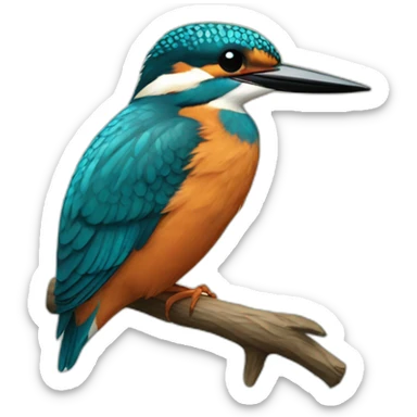 kingfisher sticker