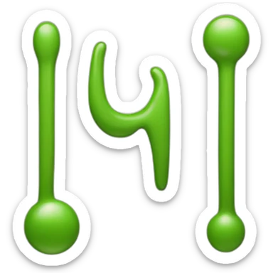 A set of Real Numbers unicode symbol sticker
