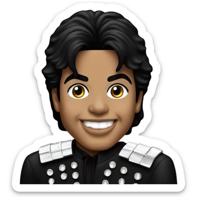 Michael Jackson Super Bowl 1993 sticker