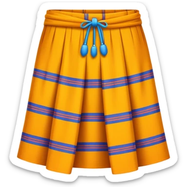 Generate a lungi emoji “ The lungi is a clothing similar to the sarong that originated in the Indian subcontinent. ” sticker