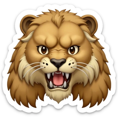 saber-toothed Smilodon sticker