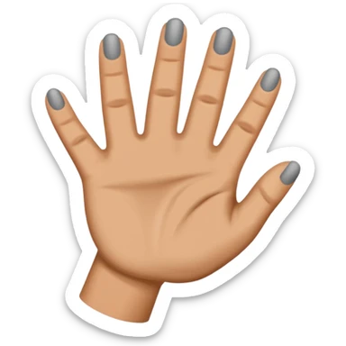 Yvl hand sign hand color grey sticker