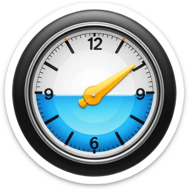 simple cronometer sticker