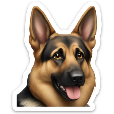 German shepherd  sticker