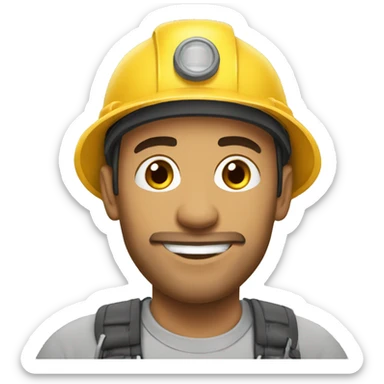 ali als Bauarbeiter sticker