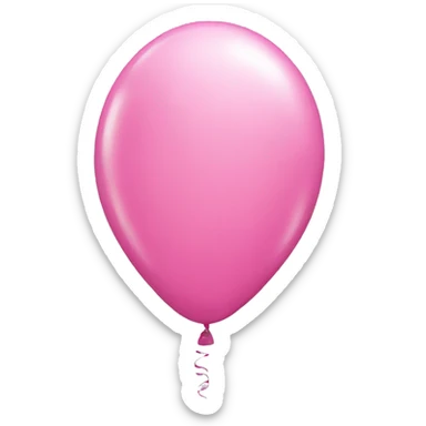 pink balloons  sticker