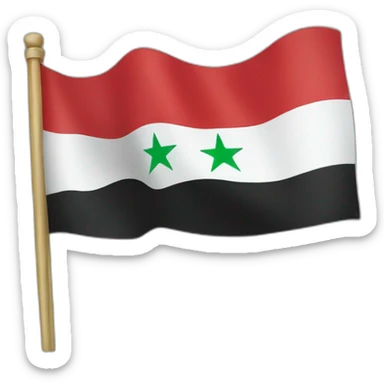 Syria flag  sticker