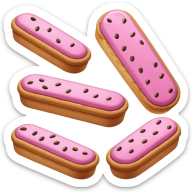 Natale rosa, biscotti estetico  sticker