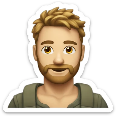 Chat pas de poil sticker