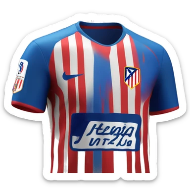 Atletico de madrid shirt sticker