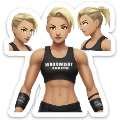 Rhea ripley  sticker