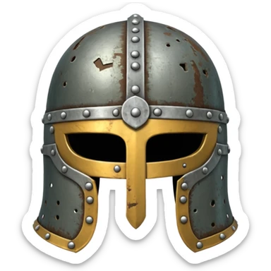 anglo saxon helmet sticker