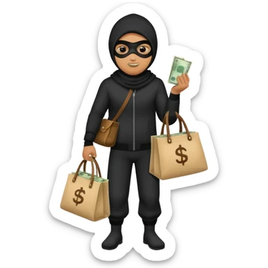 Thief full body sticker