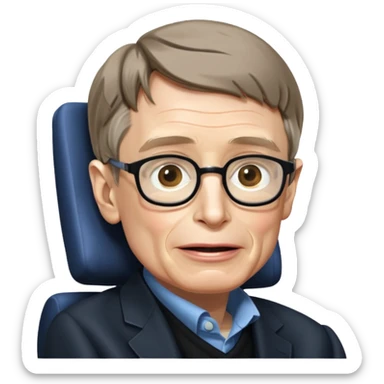 Stephen Hawking sticker