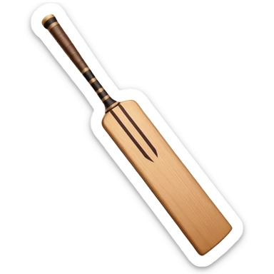 cricket bat emoji in text sticker
