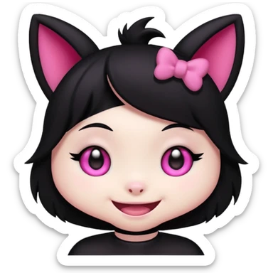 Kuromi animado  sticker