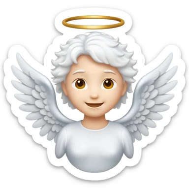 flying angel emoji | Al Emoji Generator sticker