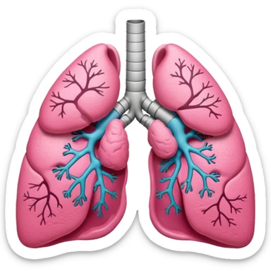 lungs sticker