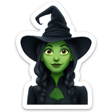 Elphaba wicked sticker
