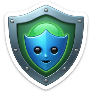 generate cyber shield emoji and different  hack symbols sticker