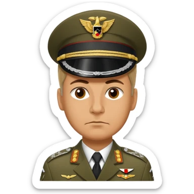 German Military General sticker